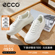 愛步（ECCO）板鞋男 25年簡約拼色舒適運(yùn)動(dòng)鞋休閑男鞋 街頭球鞋539814 HL 白色/灰白色53981452292 42