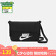 耐克（NIKE）男女斜挎包 單肩包手提包拎包旅行包休閑包CW9300-010黑