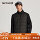 探拓（TECTOP）戶(hù)外輕薄羽絨服男鴨絨保暖外套男 云墨黑 2XL