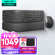 羅技（Logitech）K860無(wú)線(xiàn)藍牙鍵盤(pán) 人體工學(xué)鍵盤(pán)分體式 筆記本電腦辦公鍵盤(pán)Mac 帶手托電池款家用多設備 全尺寸 人體工學(xué)鍵鼠套裝K860+Vertical（大手）