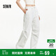 森馬（Semir）休閑褲女抽繩闊腿褲浪漫少女感2025夏季森系碎花長褲109325127002