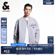 杰克·瓊斯（JACK&JONES）春季新款NBA聯(lián)名湖人隊運動寬松棒球服夾克長袖外套男裝225121001 C39灰紫色 XL