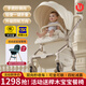 優(yōu)樂(lè)博（ULOP）四輪萬(wàn)向嬰兒車0-3歲用折疊可坐可躺帶減震雙向嬰兒推車輕便折疊 嬰兒推車0-6歲嬰幼兒遛娃神器 一鍵換向高景觀雙向可坐可躺