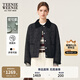 Teenie Weenie小熊女裝棉服2025冬季新款時(shí)髦菱形格保暖巴恩風(fēng)外套 黑色 M