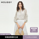 moussy 2025新品法式田園風(fēng)碎花雪紡長(cháng)袖襯衫女028ISA30-3131 花紋白色 均碼