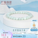 六福珠寶 翡翠小圓珠手串女款轉(zhuǎn)運(yùn)珠手鏈 WLP012