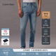 Calvin KleinJeans四季款男士休閑通勤簡(jiǎn)約字母ck彈力楔形錐形牛仔褲J323113 1AA-牛仔藍 32 -31