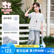 富羅迷女童套裝夏季中大童甜美短袖背心三件套休閑牛仔褲 藍(lán)色  160 