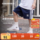 Converse匡威兒童裝男童短褲夏季新款中大童運動褲五分褲 藏青藍 130 /56 【建議身高116-122cm】