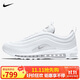 耐克男子休閑鞋AIR MAX 97運動(dòng)鞋921826-101 白色 40.5 