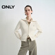 ONLY 2025秋季質(zhì)感雙向拉鏈舒適親膚純色針織衫女|12533B008