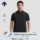 DESCENTE迪桑特TRAINING系列綜訓訓練運動健身男士短袖POLO衫 BK-黑色 XL (180/100A)