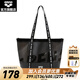 阿瑞娜（arena）25年新品運(yùn)動(dòng)休閑健身泳包防水耐磨加厚柔軟男女通用手拎游泳包 黑色