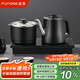 FUNORK全自動(dòng)上水電熱水壺 茶臺(tái)燒水壺 嵌入式茶桌茶幾一體電茶壺泡茶具電茶爐套裝 C06清潔款