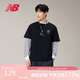 NEW BALANCE 七夕禮物25年男款潮流時尚百搭休閑T恤AMT52385 BK L