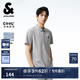杰克·瓊斯（JACK&JONES）男裝25年精致虎頭刺繡涼感短袖polo衫男士夏季商務(wù)半袖翻領(lǐng)T恤 淺灰C39 M