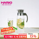 HARIO日本進(jìn)口冷水壺大容量耐熱玻璃杯涼水茶壺果汁杯1400ML