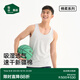 松山棉店【商場(chǎng)同款】男士背心簡(jiǎn)約純色家居外穿運動(dòng)汗衫涼感透氣 淺灰 L (男士175)