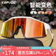 卡普沃 KAPVOE騎行眼鏡變色自行公路車專業(yè)防風(fēng)鏡運(yùn)動(dòng)近視日夜兩用男女