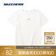 斯凱奇（Skechers）索羅那戶外運(yùn)動(dòng)裝透氣面料夏季短袖女速干透氣T恤上衣 棉花糖白/0074 M