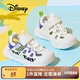 迪士尼（Disney）兒童涼鞋男女童戶(hù)外夏季涼拖鞋中小童透氣沙灘鞋 白米/紫蘭 26碼