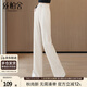 絲柏舍垂感松緊腰闊腿褲女2025秋裝新款時(shí)尚寬松簡(jiǎn)約休閑褲