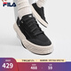斐樂(lè )（FILA）官方川行鞋FOSSO男鞋復古帆布鞋新款休閑鞋 黑-BK 42