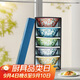 美濃燒（Mino Yaki）日本進口陶瓷碗家用飯碗濃花兔5英寸釉下彩5件套禮盒裝