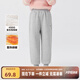 左西女童加絨運(yùn)動(dòng)褲兒童冬季保暖褲子2025新款女孩洋氣衛(wèi)褲秋冬款 淺麻灰 140 cm 建議身高140cm左右