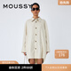 moussy 女裝新款OVERSIZE短款男友風(fēng)襯衫連衣裙010GSH30-0170 110藍(lán)色 均碼