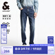 杰克·瓊斯（JACK&JONES）男裝秋季款男士牛仔褲貓須修身logo皮標百搭潮流長(cháng)褲男224332016 中牛仔藍E41 中牛仔藍E41 34 180 W34/L32