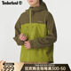 添柏嵐（Timberland）沖鋒衣男秋冬新款戶(hù)外徒步登山防風(fēng)硬殼工裝防水夾克外套 A41SFEID/深橄欖色配鱷梨色 S 170