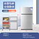 揚子（送貨上門(mén)）商用電器小冰箱迷你小型一級節能家用省電小型出租房屋宿舍靜音冷藏冷凍雙門(mén) 118銀色雙門(mén)丨一級能效丨全國聯(lián)保丨鄉鎮可達