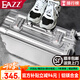 EAZZ【一體全鋁鎂】全鋁鎂合金拉桿箱鋁框行李箱男女學(xué)生密碼旅行箱子 【全鋁鎂合金】尊貴銀色 20英寸 =登機(jī)箱