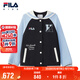 FILA X HARVARD哈佛聯(lián)名童裝長(cháng)袖2025年秋季女中大童學(xué)院上衣
