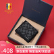 古士旗（GUSKI）品牌男士錢(qián)包男真皮短款錢(qián)夾牛皮皮夾禮盒自營(yíng)生日禮物送男友老公
