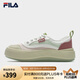 FILA 斐樂(lè)官方女鞋楊冪同款摩登帆布鞋2024夏季新款水母鞋時(shí)尚休閑鞋 桃色粉/新薄荷綠-CS 37.5