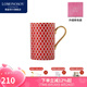 Lomonosov俄皇【新婚禮物】高檔馬克杯水杯情侶對杯骨瓷高顏值瓷器STAR系列 紅色STAR馬克杯 A款