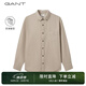 GANT【亞洲版型】甘特春季磨毛長(zhǎng)袖純棉經(jīng)典紐扣領(lǐng)商務(wù)休閑男襯衫 204冷米色 XL 尺碼偏大