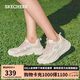 斯凱奇（SKECHERS）七夕禮物糕糕鞋女鞋夏季蕾絲透氣休閑鞋輕便運(yùn)動(dòng)鞋松糕鞋117520