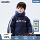 馬·拉丁（M.Latin）/童裝兒童羽絨服冬新款男小童運動團戶外風短款羽絨服 藏青 110 cm