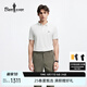 比音勒芬【小領(lǐng)T4.0】2025夏季新款男上衣短袖Polo衫商務(wù)翻領(lǐng)T恤362251573 28米白色 M （100）