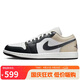 耐克NIKE男子休閑鞋喬丹AJ1 JORDAN 1運動鞋 553558-153米黑41