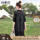 絲柏舍單排扣襯衫2025夏裝新款女裝慵懶風(fēng)設(shè)計(jì)感中長款上衣