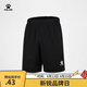 KELME/卡爾美運動(dòng)短褲男足球比賽訓練快干短褲夏季跑步透氣五分褲子 黑色 XL 180