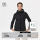 KOLON SPORT/可隆軟殼外套 女子戶外徒步3L防潑水防風(fēng)透濕TECHSHELL軟殼夾克 LKJK5SN016-BK 黑色 L 170/92A