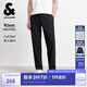 杰克·瓊斯（JACK&JONES）25年男裝秋季休閑褲男百搭松緊腰商務(wù)長褲萊賽爾親膚品牌褲子男士 E40黑色 31 175