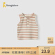 童泰（TONGTAI）嬰兒背心夏季寶寶衣服兒童休閑外出上衣男童坎肩女童吊帶夏裝 咖色 90cm