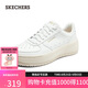 斯凱奇（Skechers）板鞋女鞋夏季厚底增高休閑鞋軟底緩震透氣通勤鞋上班工作鞋185110