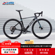 喜德盛公路自行車2025款AD350碳纖前叉座管功率計齒盤鋁合金超輕氣動 鴿子灰 480mm